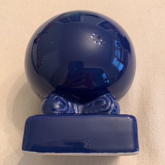 Vintage Fiestaware Cobalt Bulb Candleholders - Picture 4 of 8